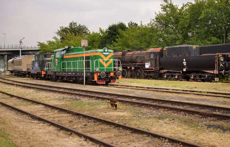 Railway skansen in Chabowka. Poland