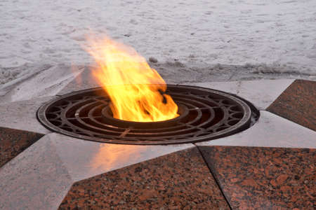 Three bayonet monument at Park Winners in Vitebsk. Belarusのeditorial素材