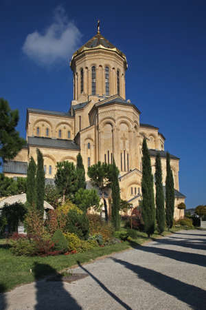 Holy Trinity cathedral in Tbilisi. Georgia
