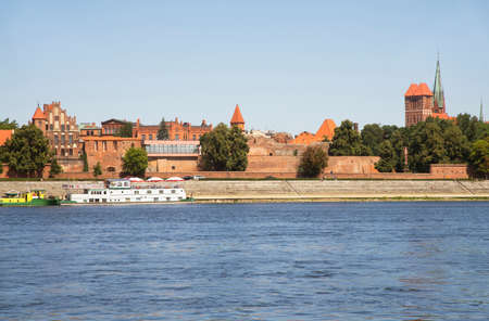 Panoramic view of Torun. Poland