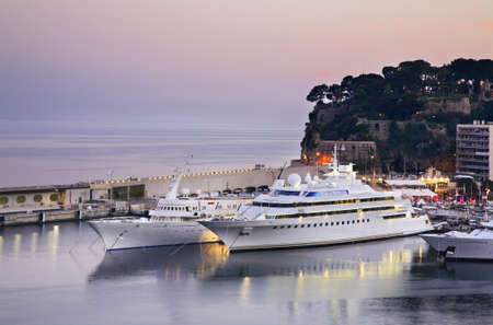 View of La Condamine district. Principality of Monaco