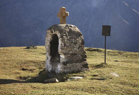 View of Gergeti. Georgia