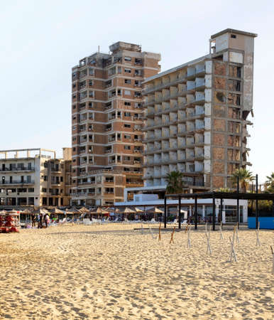 Varosha suburb in Famagusta. Cyprusのeditorial素材