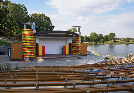 Amphitheater in Wabrzezno. Polandのeditorial素材