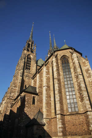 Cathedral of St. Peter and Paul in Brno. Czech republicの写真素材