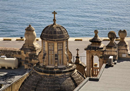 Port chapel in Floriana. Maltaの写真素材