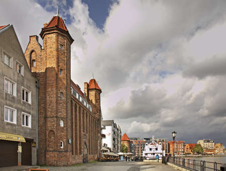 Dluga embankment in Gdansk. Poland