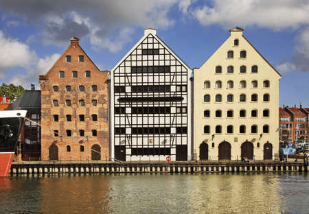 Granary island in Gdansk. Poland