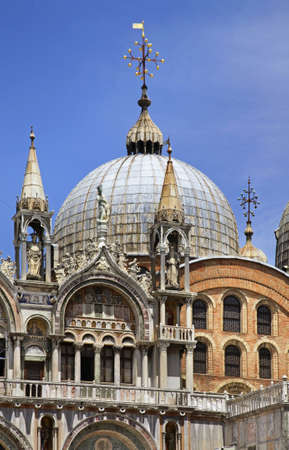 Basilica of St. Mark (San Marco) in Venice. Region Veneto. Italyの写真素材