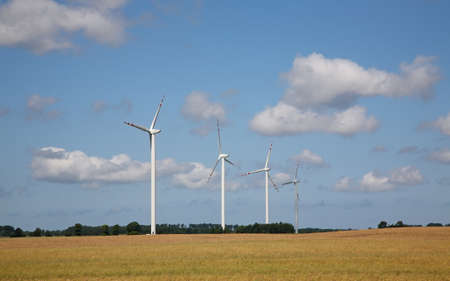 Wind turbine near Chojna. Poland