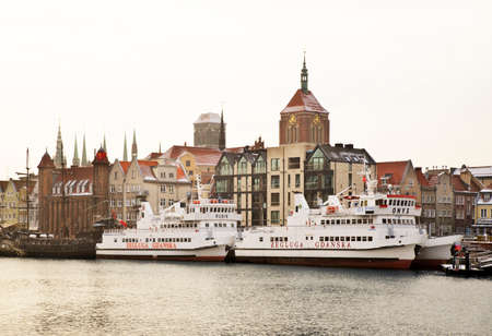 Dluga embankment in Gdansk. Poland