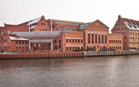 Polish baltic Frederic Chopin philharmonic in Gdansk. Poland