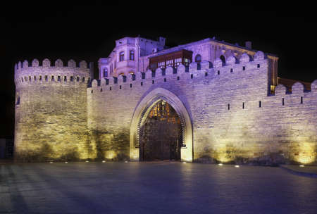 Icheri Sheher in Baku. Azerbaijanのeditorial素材