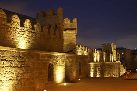 Icheri Sheher fortress in Baku. Azerbaijan