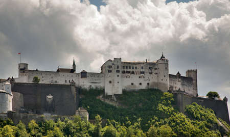 Hohensalzburg fortress in Salzburg. Austriaのeditorial素材
