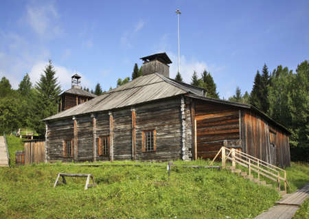 Salt-pan in Khokhlovka. Perm krai. Russiaのeditorial素材