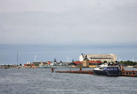 View of Copenhagen. Denmarkのeditorial素材