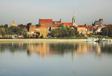 Panoramic view of Torun. Poland