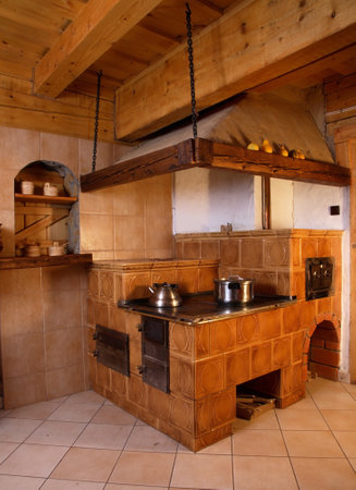 Traditional wooden house at Subcarpathian voivodeship. Polandのeditorial素材