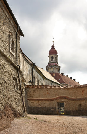 Castle Nachod. Czech republicのeditorial素材