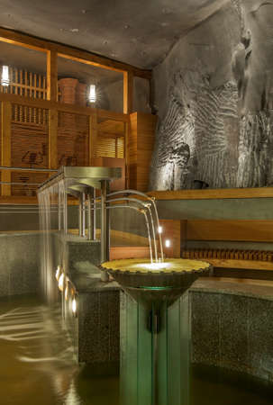 Wieliczka Health Resort at salt mine in Wieliczka. Polandのeditorial素材