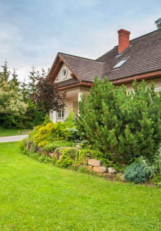 Garden 1 near Urzedow town. Polandのeditorial素材