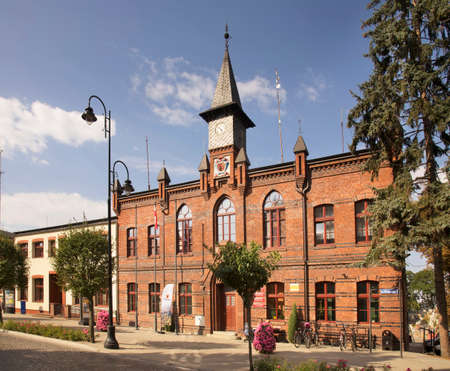 Townhouse in Wabrzezno. Polandのeditorial素材