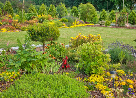 Garden 2 near Urzedow town. Polandの写真素材