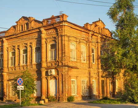 Historical district of Engels. Russiaのeditorial素材