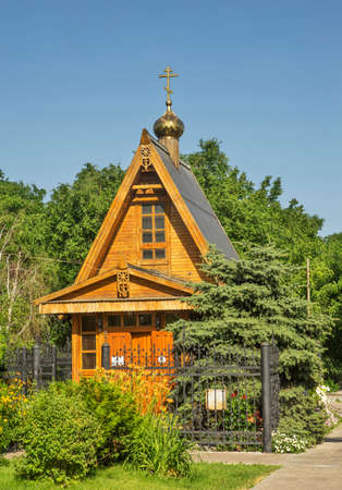 Chapel of Iberian Icon of Mother of God in Volgograd (former Stalingrad). Russiaの写真素材