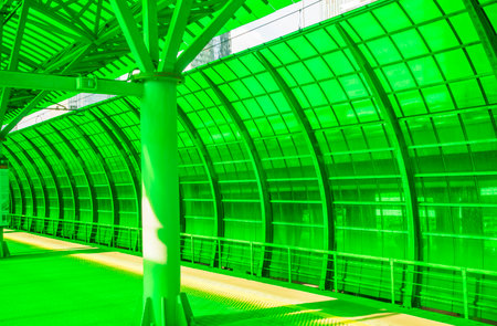 Business center (Delovoy Tsentr) station of Moscow central circle at in Moscow. Russiaのeditorial素材