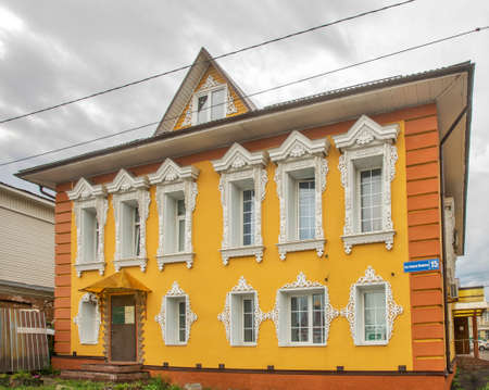 Old house in Taldom. Russiaのeditorial素材