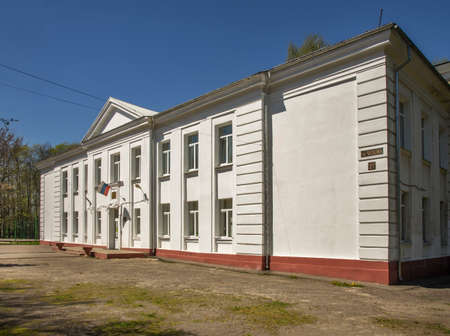 House for arts and crafts for children in Chekhov (former Lopasnya). Russiaのeditorial素材