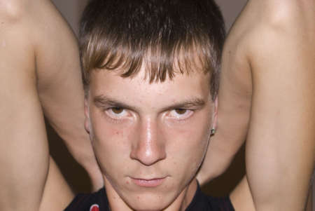 Young sportsman. He will be a championの写真素材