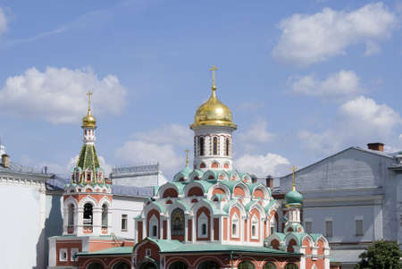 Church near Moscow Kremlinの写真素材