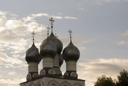 Church's Cupolla in Russia near Moscowの写真素材