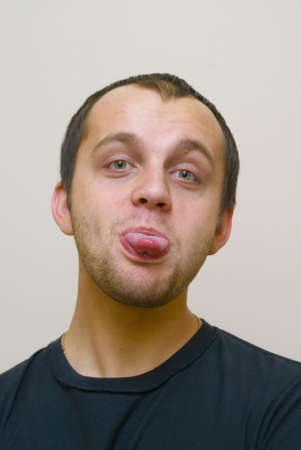 young man face