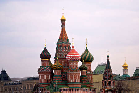 Saint Basil cathedral on the Red Squareの写真素材