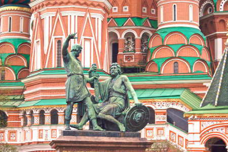 Saint Basil cathedral on the Red Squareの写真素材