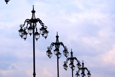 street-lamp in Moscowの写真素材