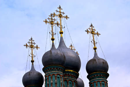 Church cupolla in Moscowの写真素材