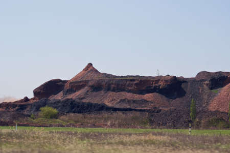 mine and rocksの写真素材