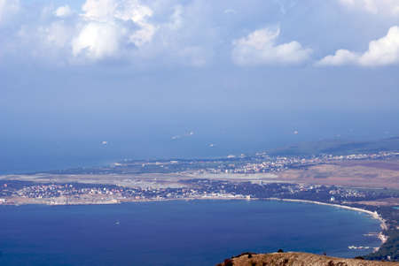sea, sky and mountain on the Black Sea