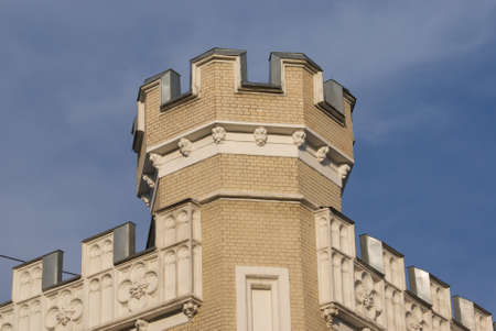 architecture style of the russian capitalの写真素材