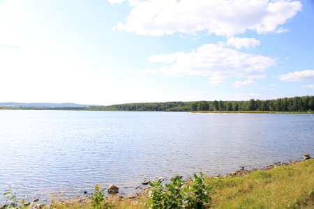 beautiful lakeの写真素材