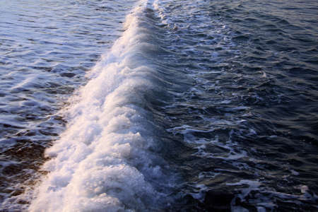 Wave on the sea in the morning - Mediterrenian seaの写真素材