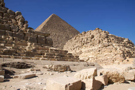 Pyramids of Giza in Egypt