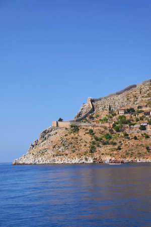 Rock and sea in Turkey の写真素材