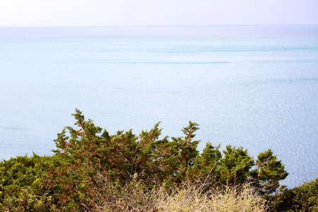 Beautiful sea coast in Greeceの写真素材