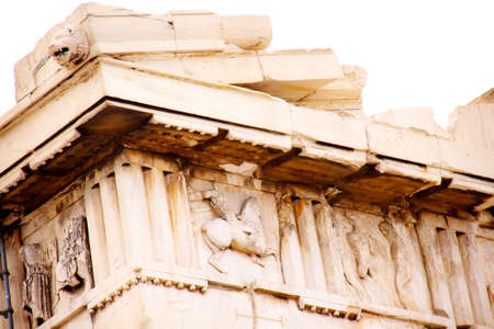 The Parthenon, in Athens Akropolis, Greece, EUの写真素材